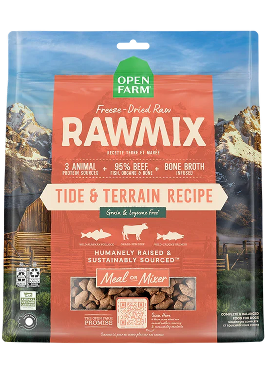 RawMix Tide & Terrain Freeze Dried Raw Morsels for Dogs