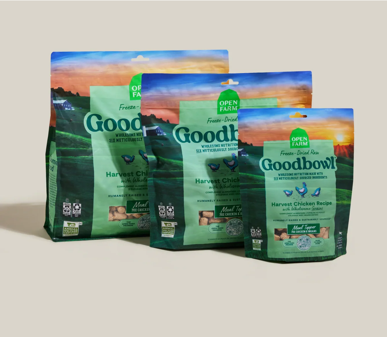 Goodbowl™ Harvest Chicken Freeze Dried Raw Morsels for Dogs