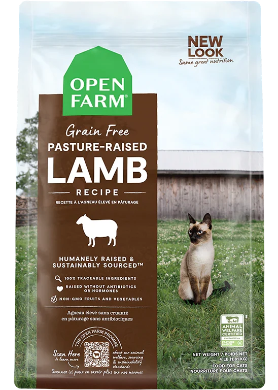 Pasture-Raised Lamb Grain-Free Cat Kibble