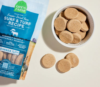 Surf & Turf Freeze Dried Raw Patties for Dogs