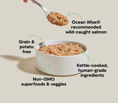 Wild-Caught Salmon Rustic Stew Topper for Dogs