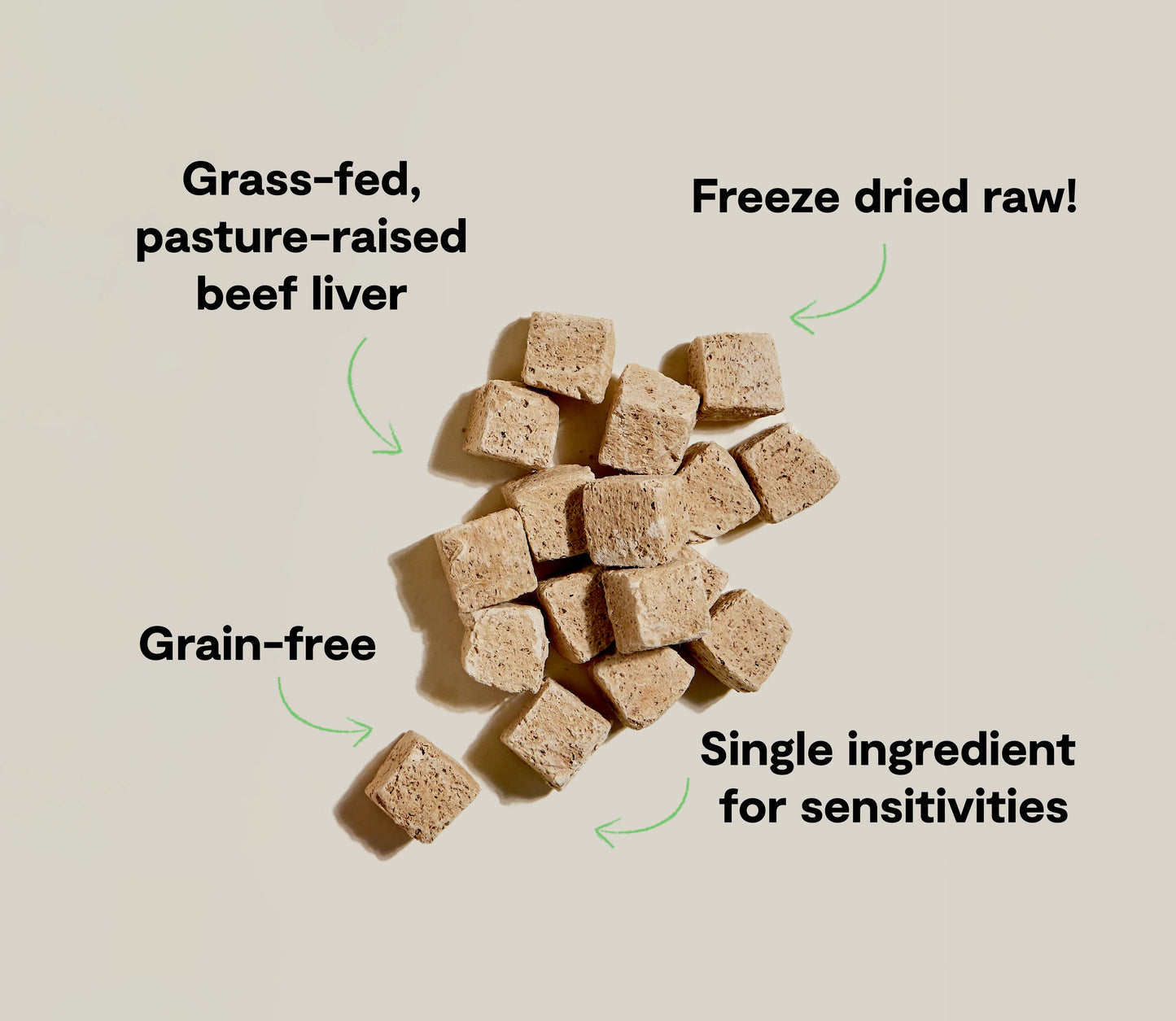 Freeze Dried Raw Beef Liver Treat