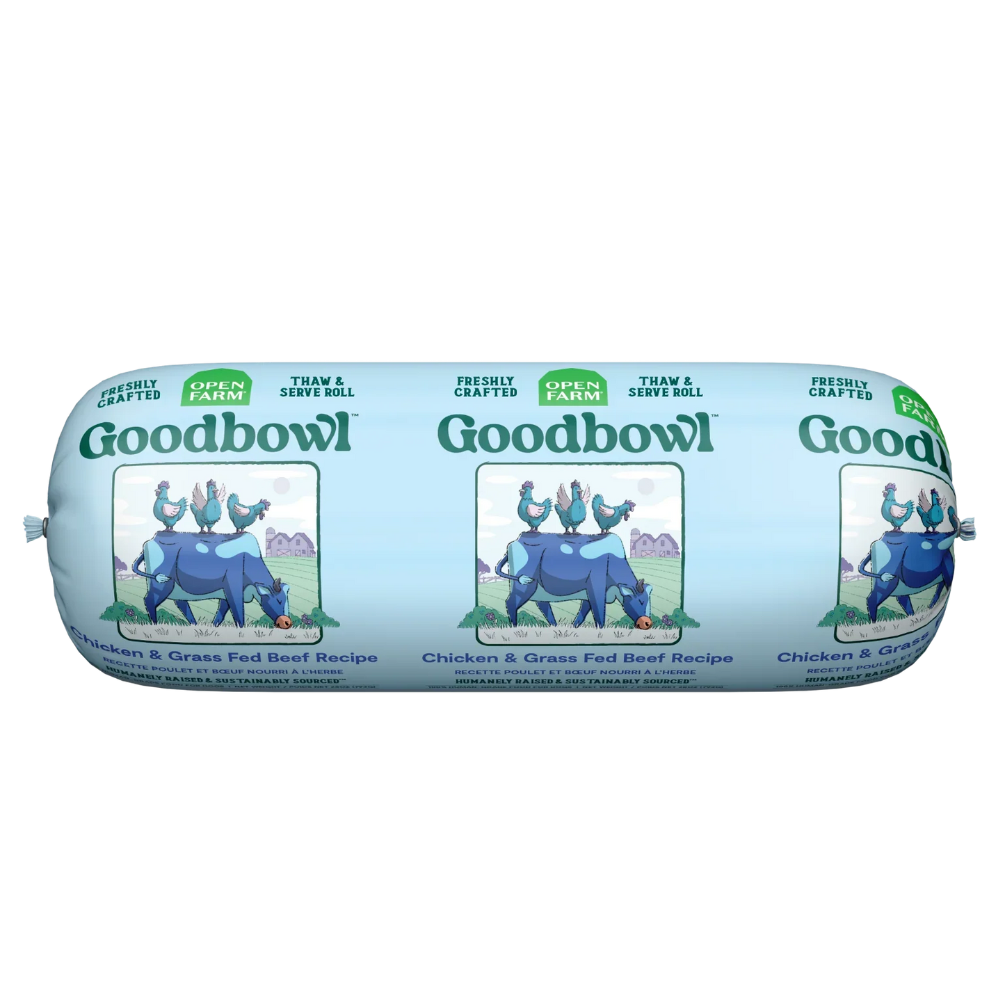 Goodbowl Chicken & Grass-Fed Beef Freshly Crafted Roll for Dogs