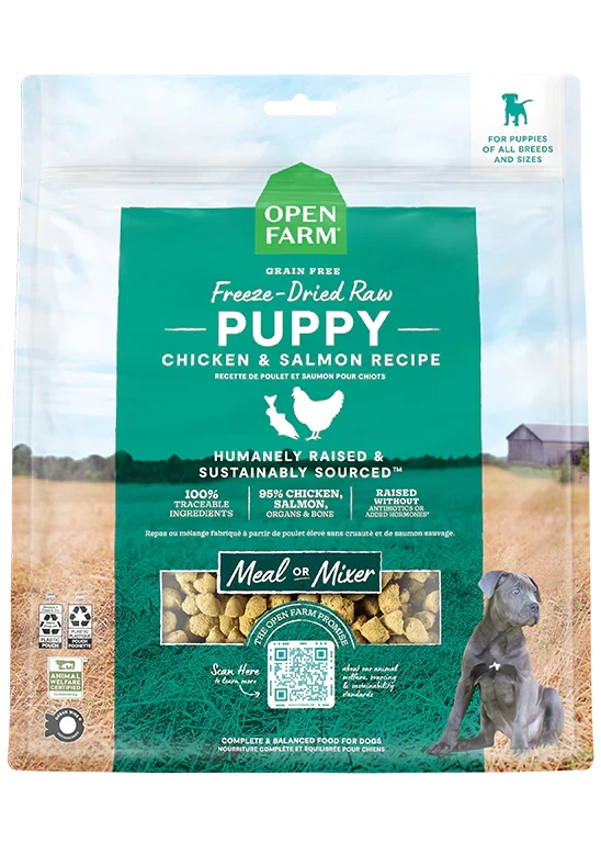 Chicken & Salmon Freeze Dried Raw Morsels for Puppies