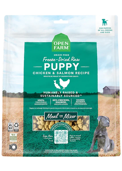 Chicken & Salmon Freeze Dried Raw Morsels for Puppies