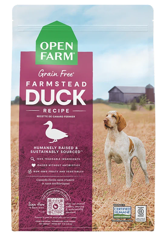 Farmstead Duck Grain-Free Dog Kibble