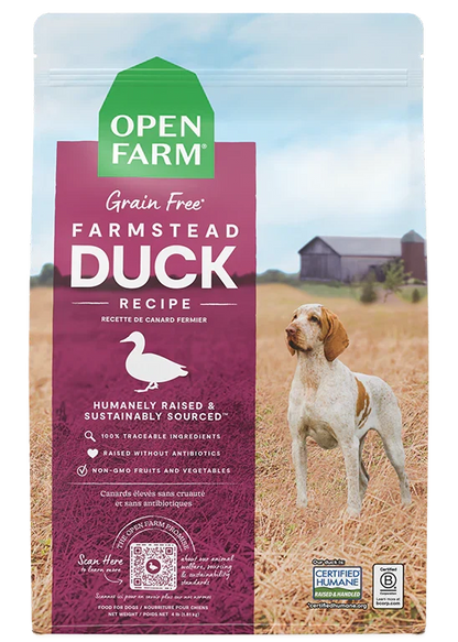 Farmstead Duck Grain-Free Dog Kibble