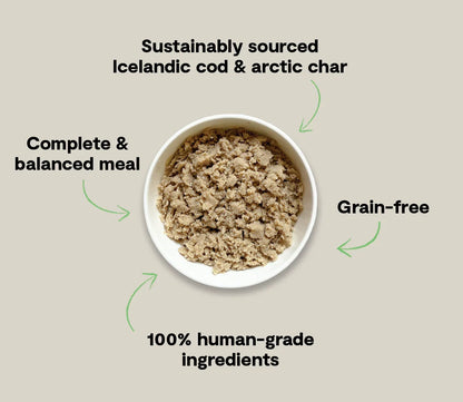 Icelandic Cod & Arctic Char Wet Food for Dogs