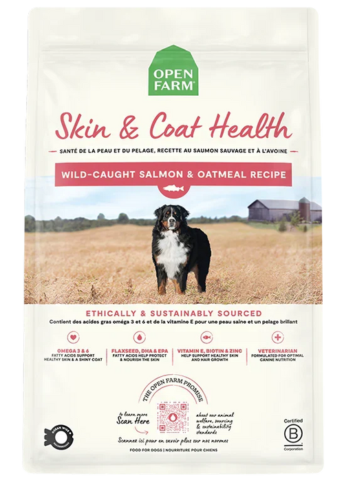 Salmon & Oatmeal Skin & Coat Health Dog Kibble