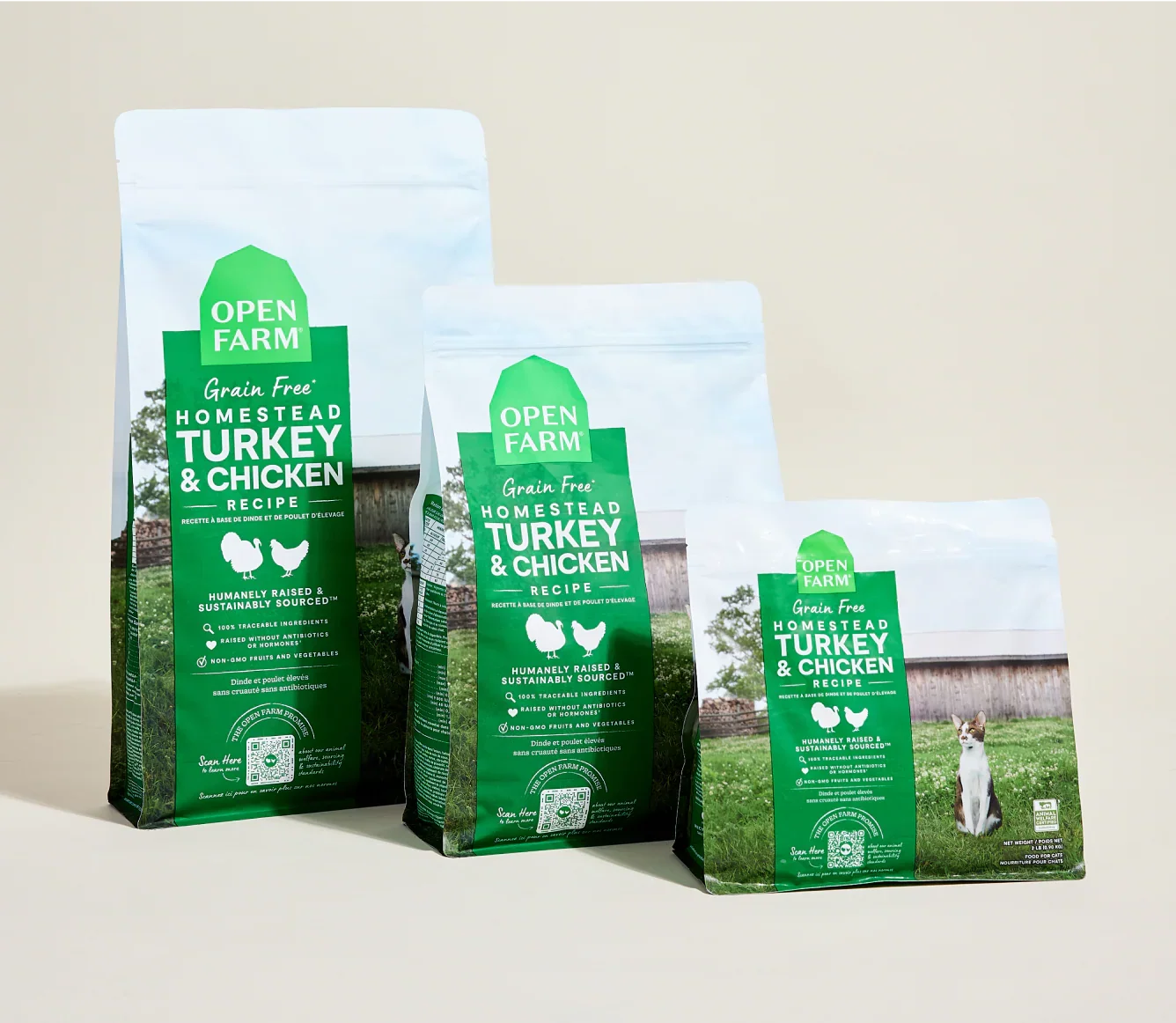 Homestead Turkey & Chicken Grain-Free Cat Kibble