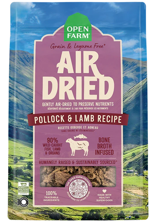 Pollock & Lamb Air Dried Recipe for Dogs