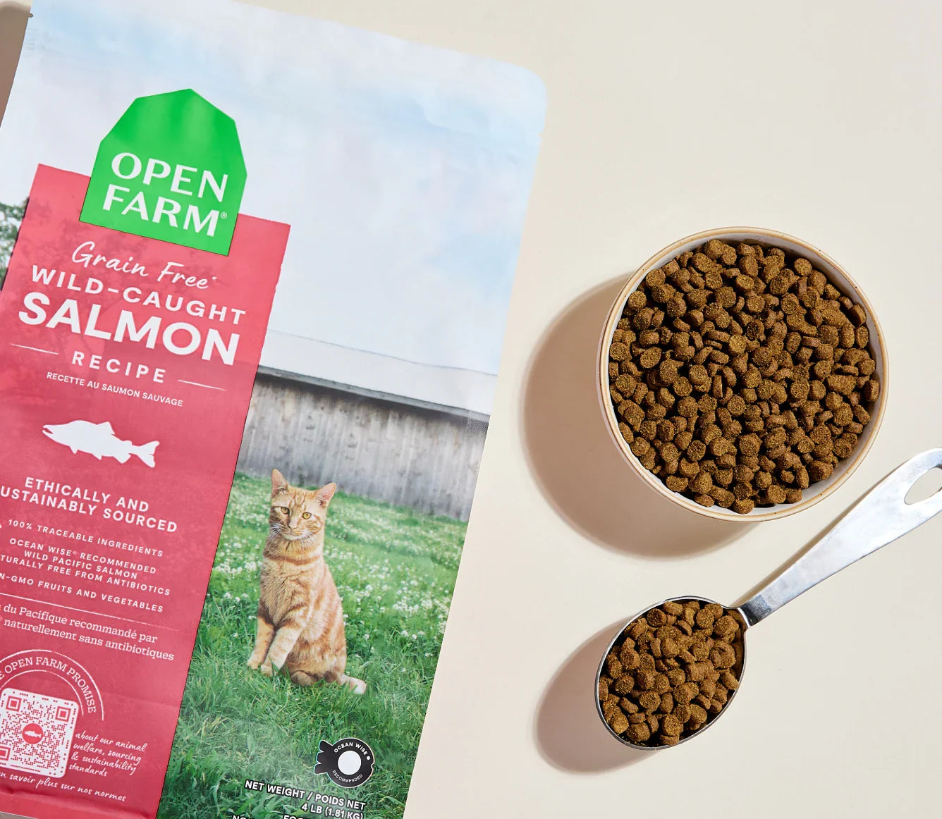 Wild-Caught Salmon Grain-Free Cat Kibble