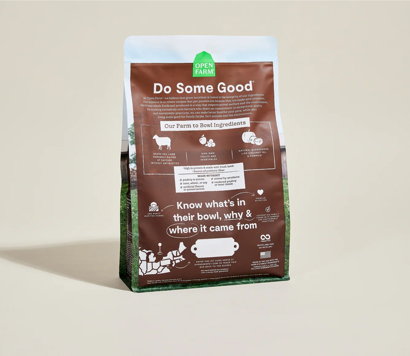 Pasture-Raised Lamb Grain-Free Cat Kibble