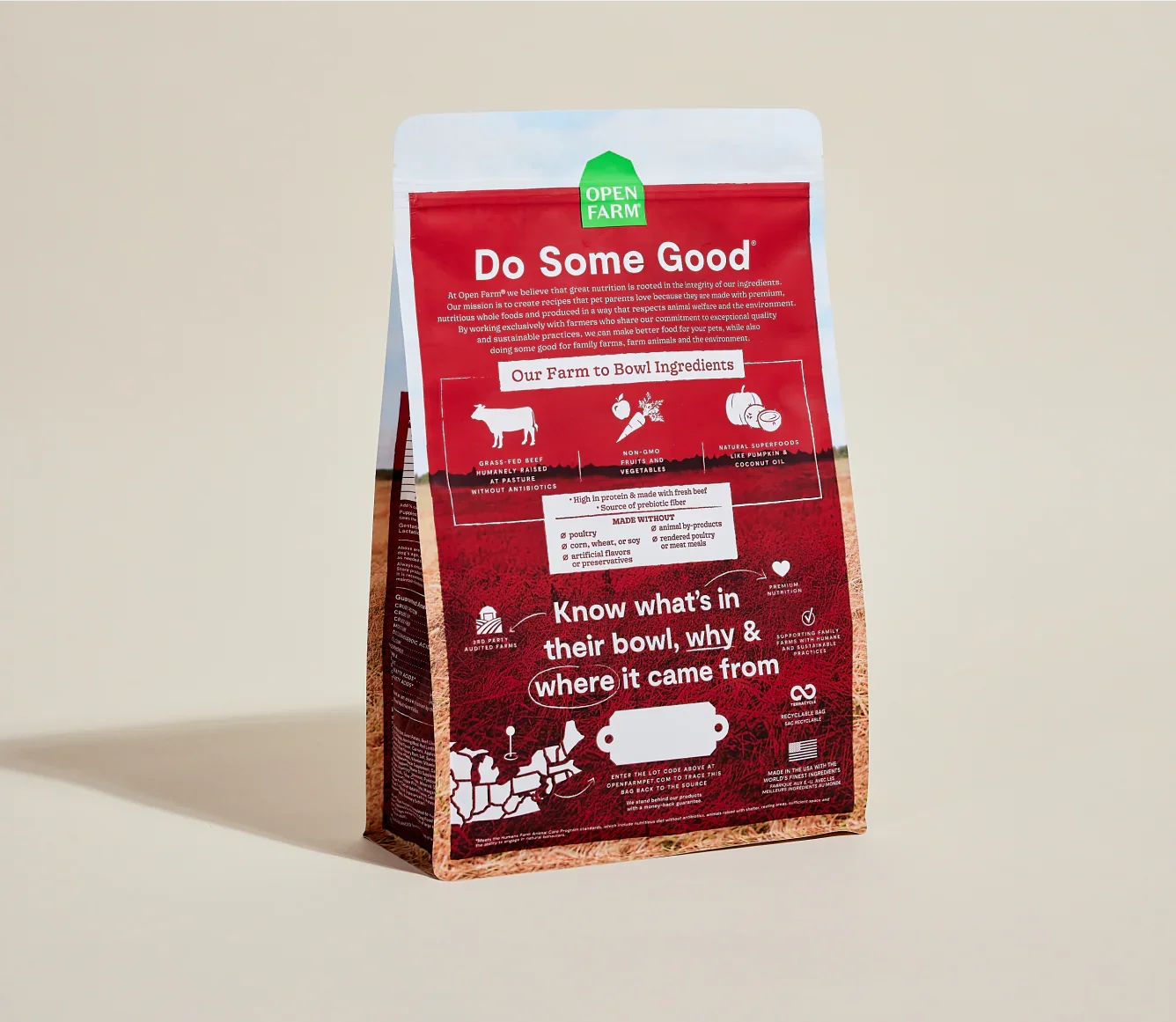 Grass-Fed Beef Grain-Free Dog Kibble