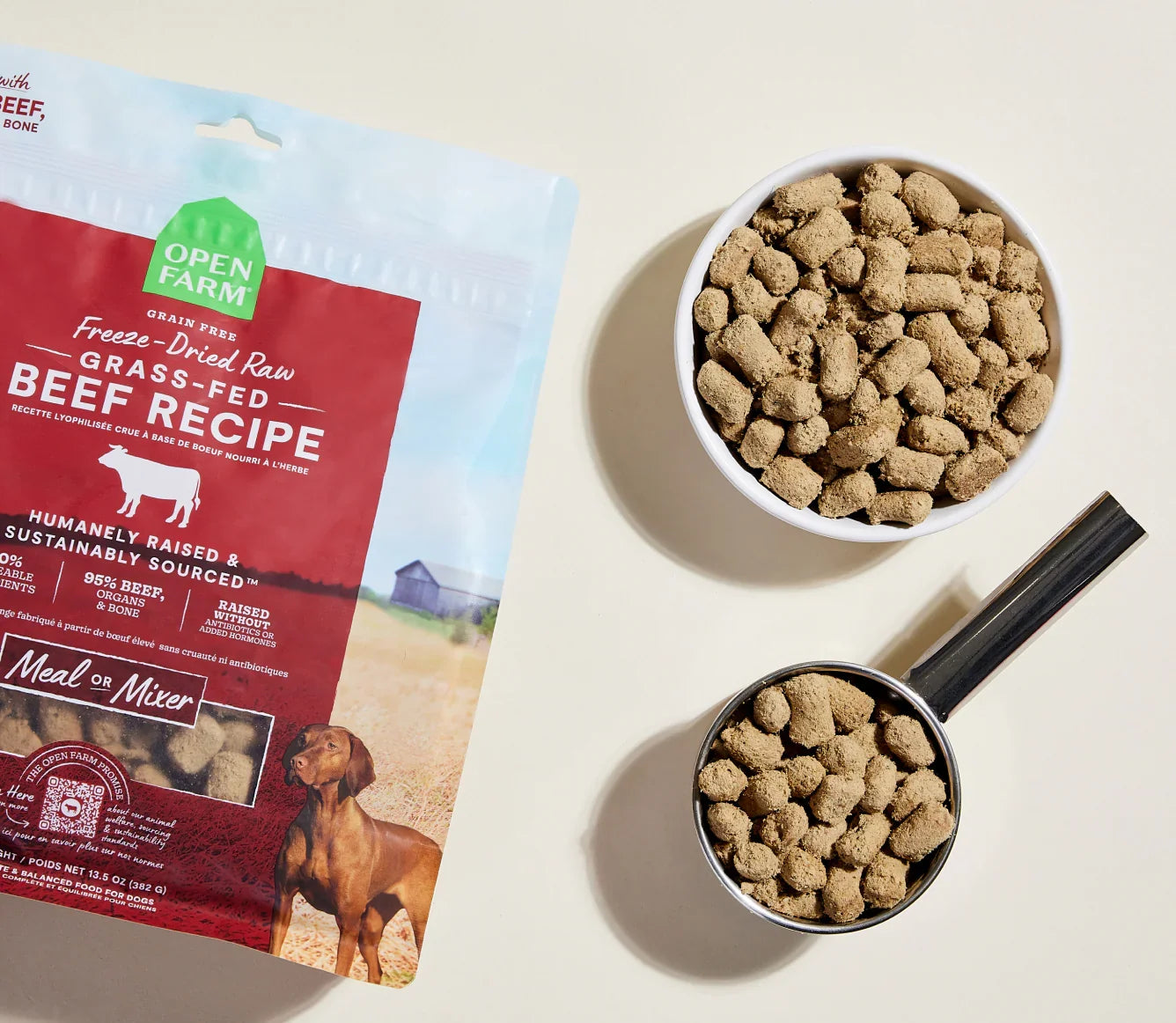 Grass-Fed Beef Freeze Dried Raw Morsels for Dogs