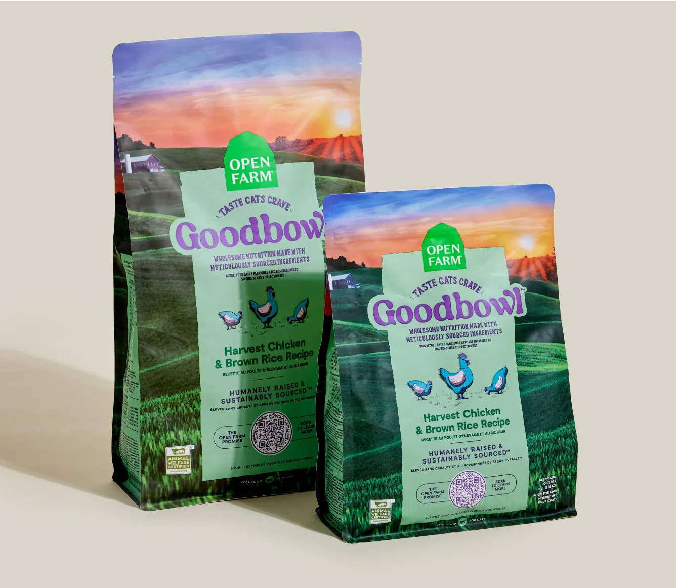 Goodbowl™ Harvest Chicken & Brown Rice Cat Kibble