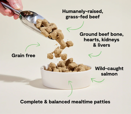 Surf & Turf Freeze Dried Raw Patties for Dogs